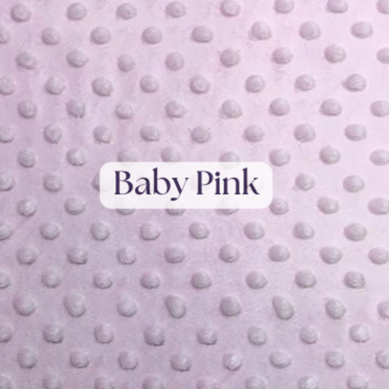 1 Yard Ultra Soft Minky Dot Fleece Plush Fabric 100 Percent Polyester for Crafts 60 Inch Width